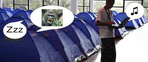 terrible noche de acampada